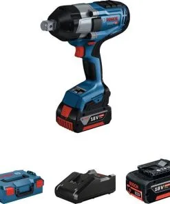 Draaislagmoeraanzetter Bosch GDS 18V-1050 H 2x5.0Ah - Rotopino.nl