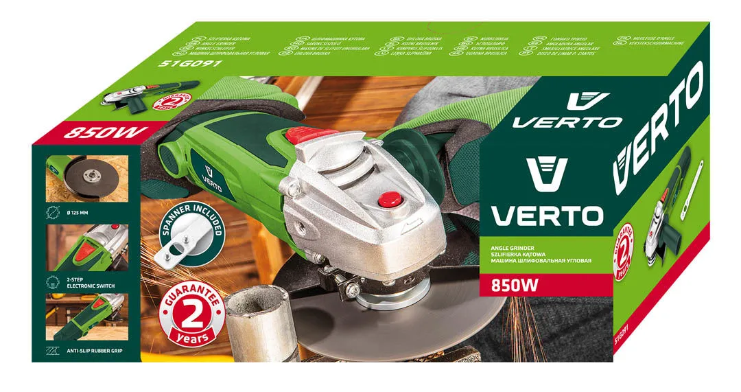 Haakse Slijper 850W 51G091 Verto 51G091 - Rotopino.nl 5 Haakse Slijper 850W 51G091 Verto 51G091 - Rotopino.nl - Afbeelding 5