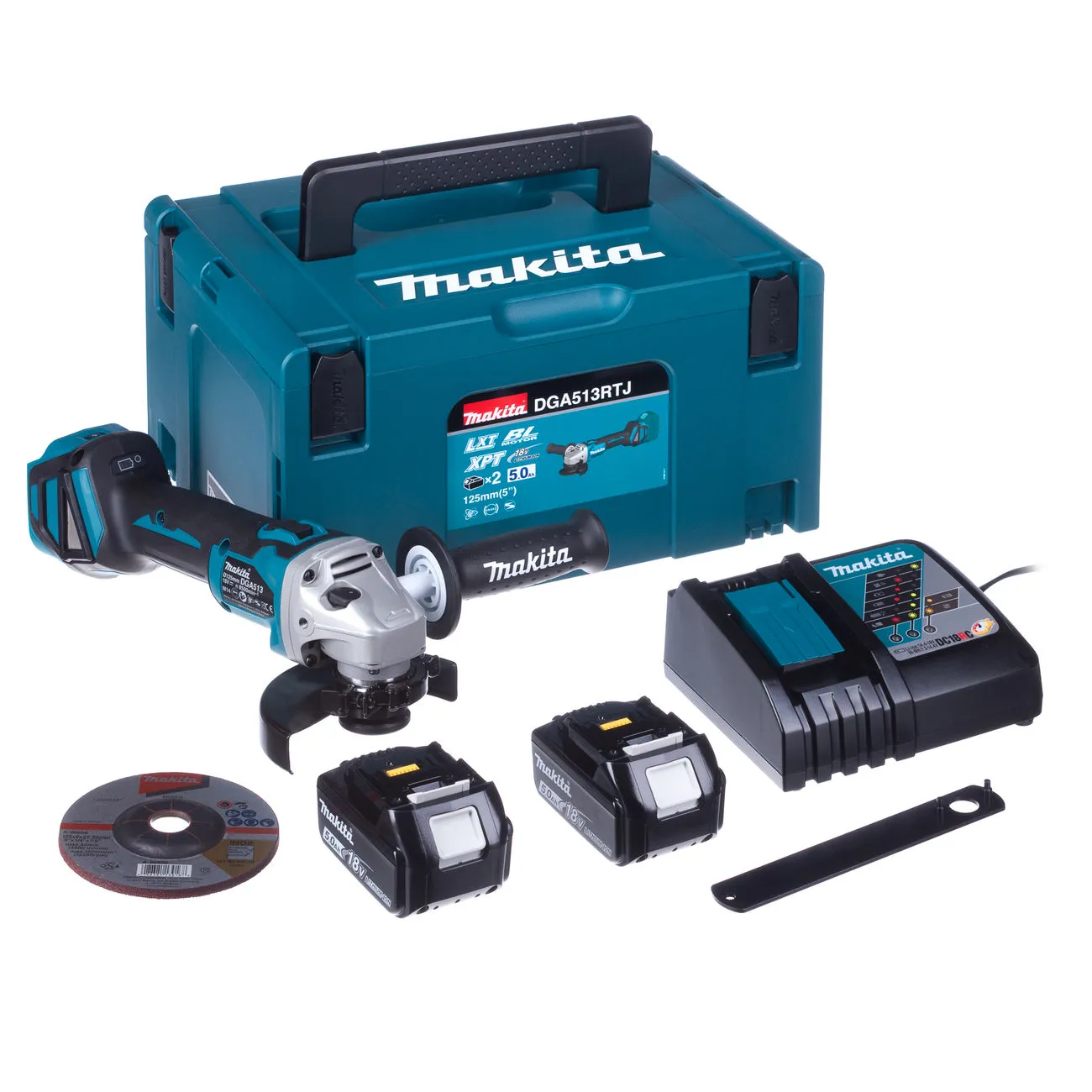 Haakse Slijper Makita DGA513RTJ - Rotopino.nl 1 Haakse Slijper Makita DGA513RTJ - Rotopino.nl