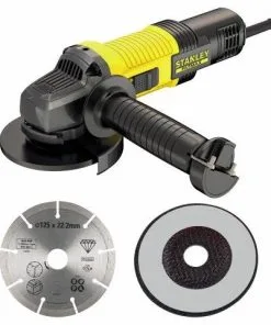 Haakse Slijper Met Koffer En 2 Schijven Stanley FMEG220KA - Rotopino.nl