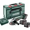 Haakse Slijper Metabo W 18 L 9-125 Quick 3x4.0Ah - Rotopino.nl