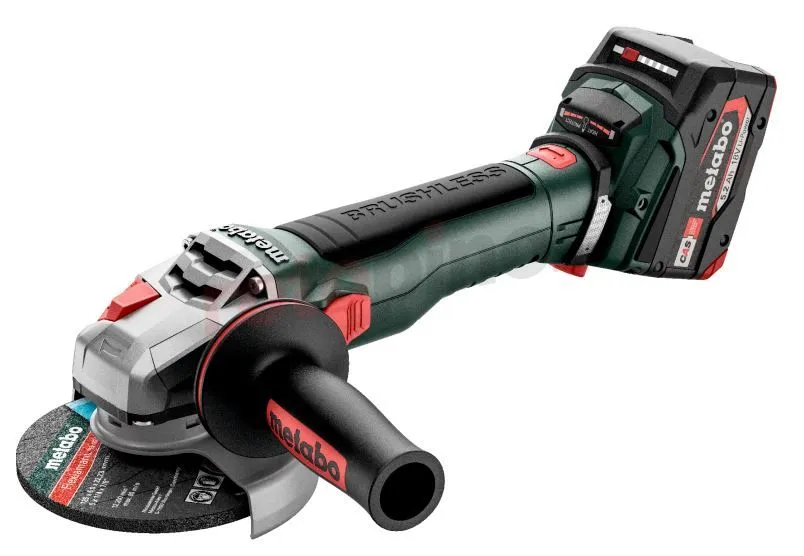 Haakse Slijper Metabo WB 18 LT BL 11-125 Quick 2x5.2Ah - Rotopino.nl 2 Haakse Slijper Metabo WB 18 LT BL 11-125 Quick 2x5.2Ah - Rotopino.nl - Afbeelding 2