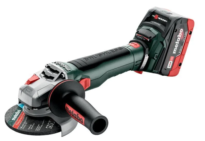 Haakse Slijper Metabo WB 18 LT BL 11-125 Quick 2x5.5Ah - Rotopino.nl 1 Haakse Slijper Metabo WB 18 LT BL 11-125 Quick 2x5.5Ah - Rotopino.nl