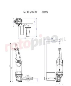 Satineermachine Metabo SE 17-200 RT Set - Rotopino.nl 5 Satineermachine Metabo SE 17-200 RT Set - Rotopino.nl -Schuurmachine Winkel satineermachine metabo se 17 200 rt set 56711